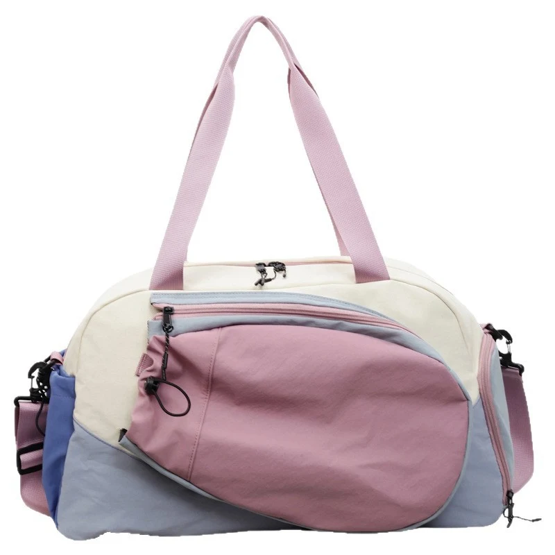 Colorblock Racket Duffel with Shoe Storage