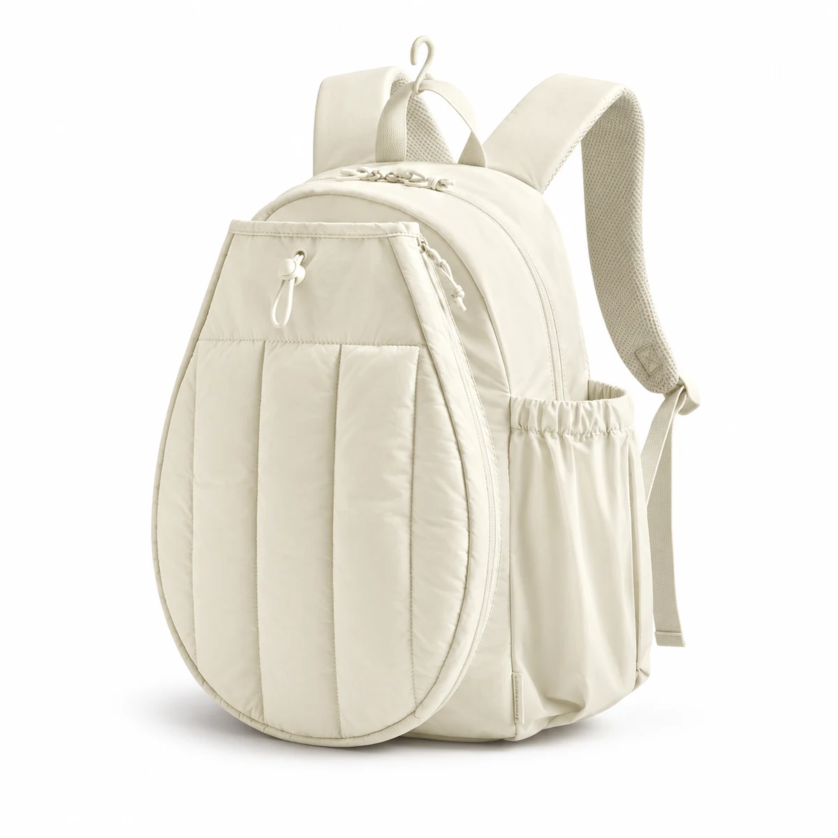 Quilted Racket Backpack with Shoe Compartment