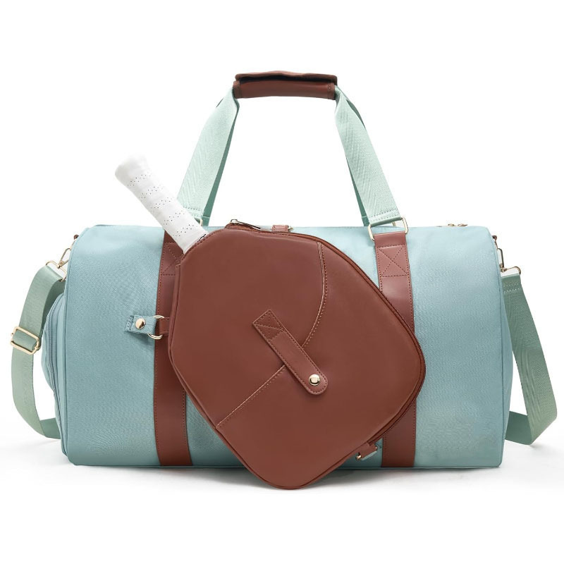 Aqua Blue / Tan