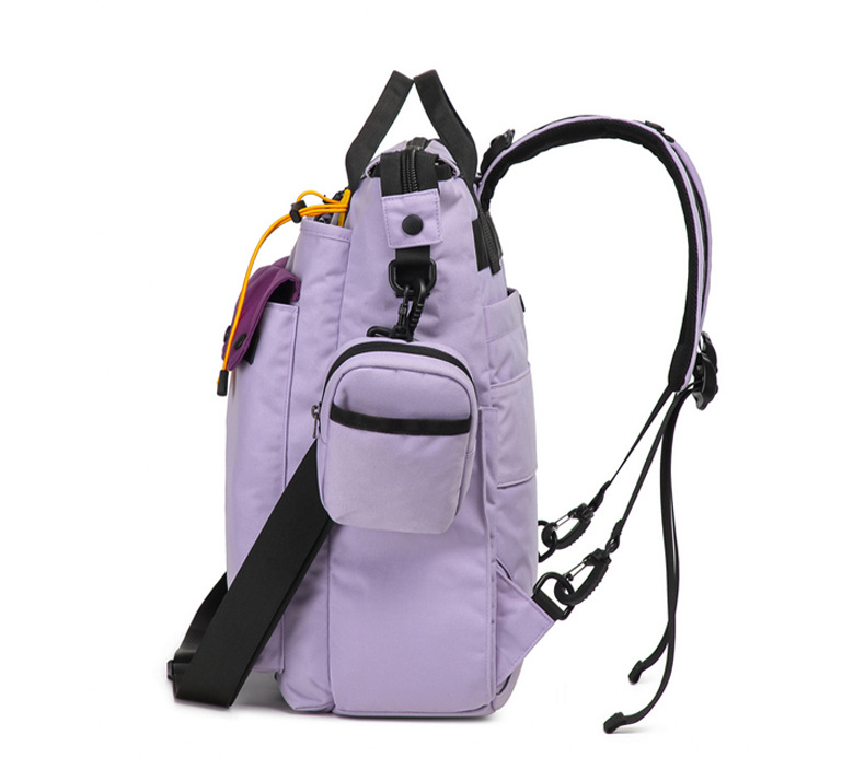Lavender / Plum — side and shoulder strap